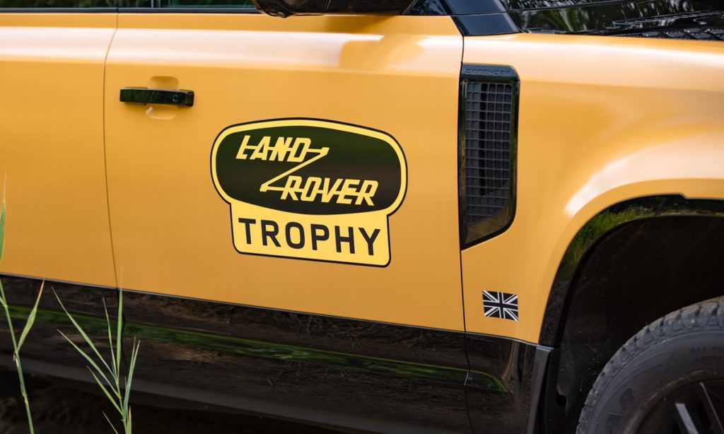 Land Rover Defender Trophy Edition decal
