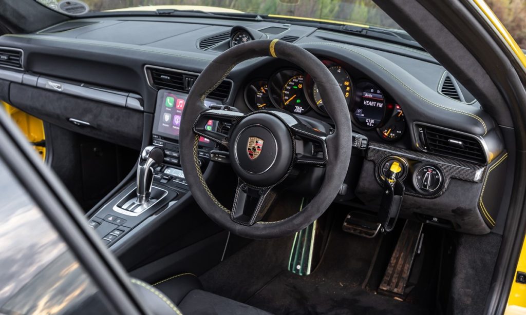 Porsche 911 GT2 RS PDK steering wheel