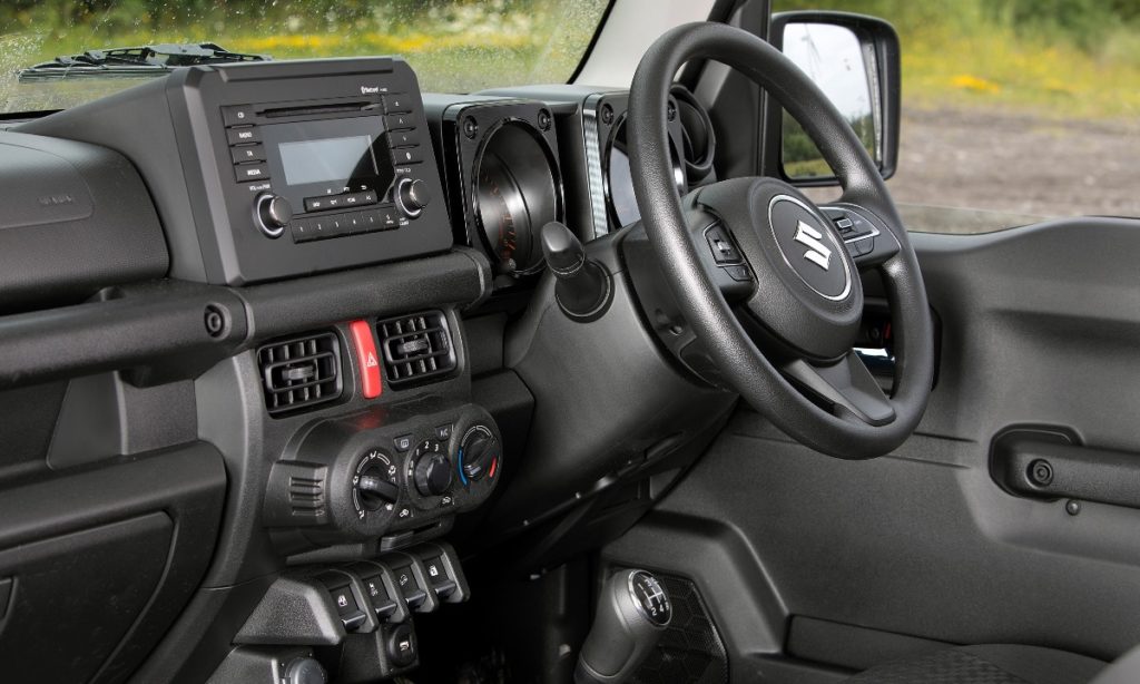 Suzuki Jimny LCV two-seater interior