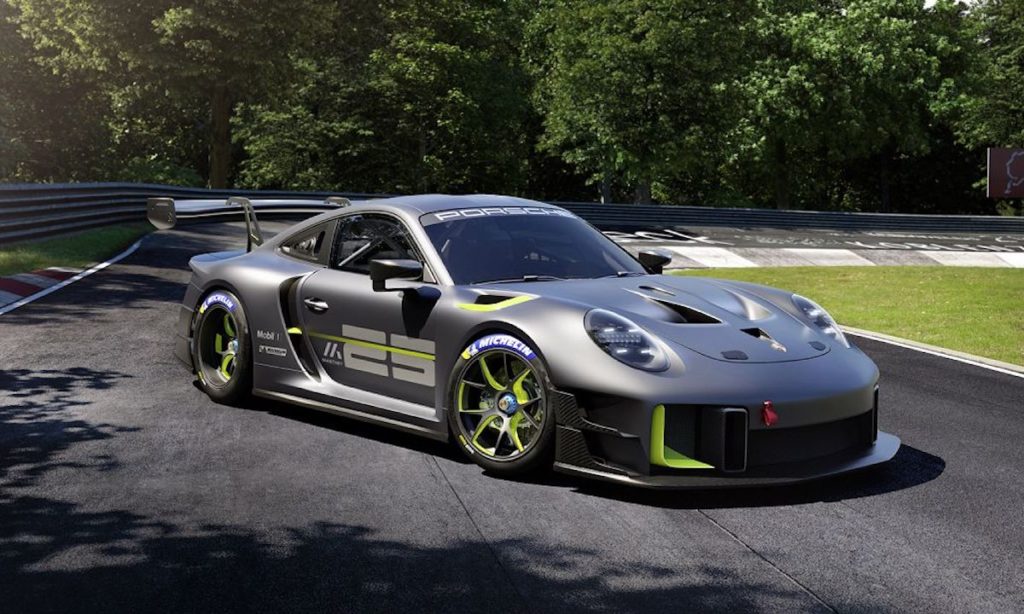 911 GT2 RS Clubsport 25 front three quarter