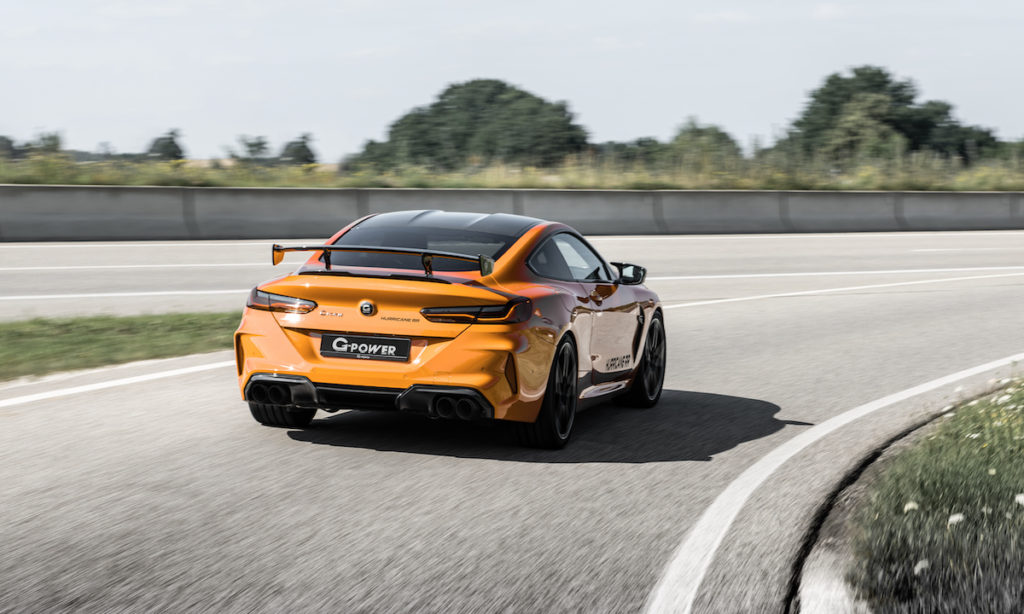 BMW M8 Competition G-Power rear driving
