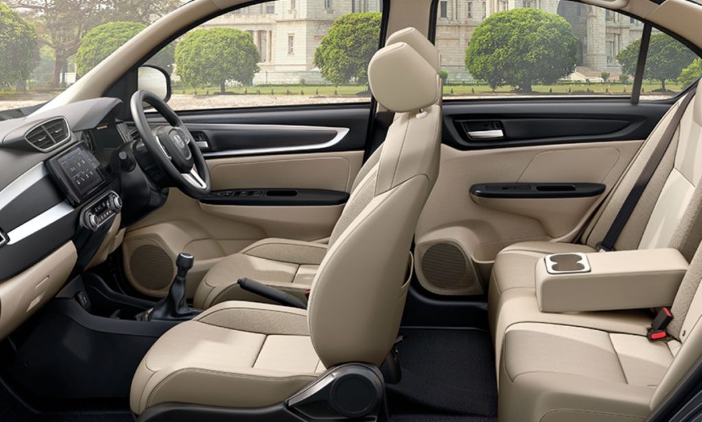 Honda Amaze facelift interior