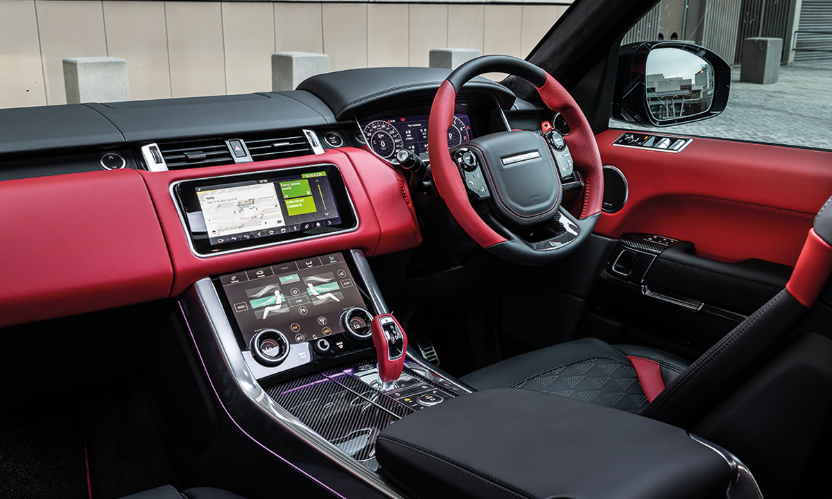 Range Rover Sport SVR by SVO interior