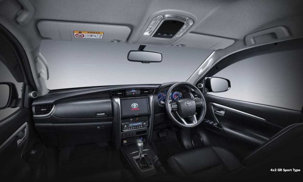 Toyota Fortuner GR Sport interior