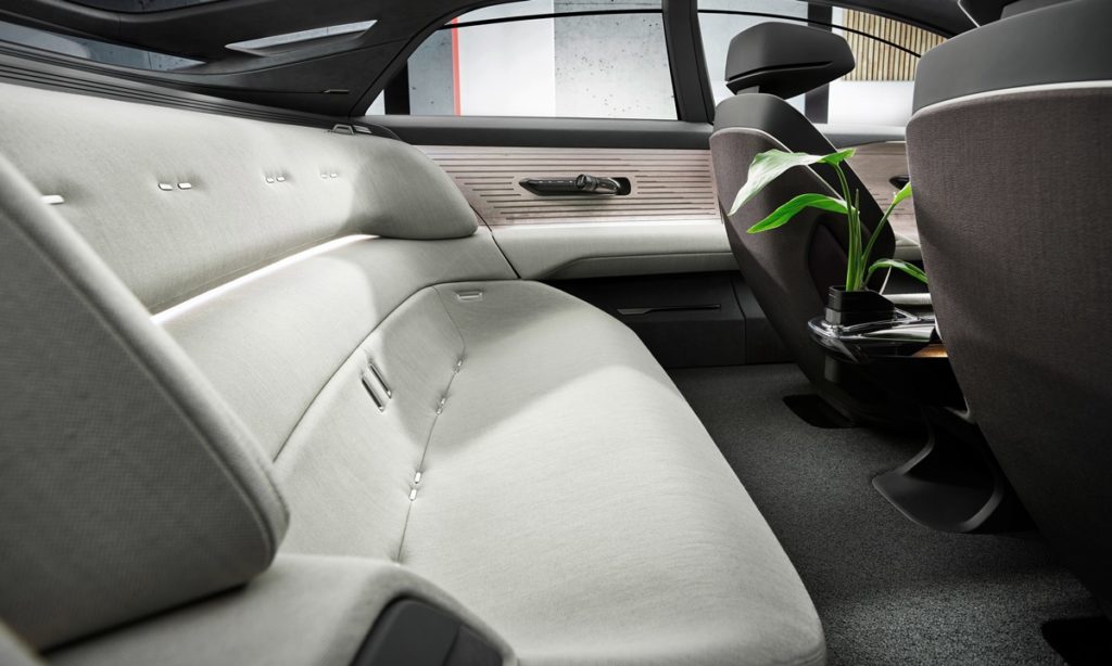 Audi Grandsphere concept rear seats