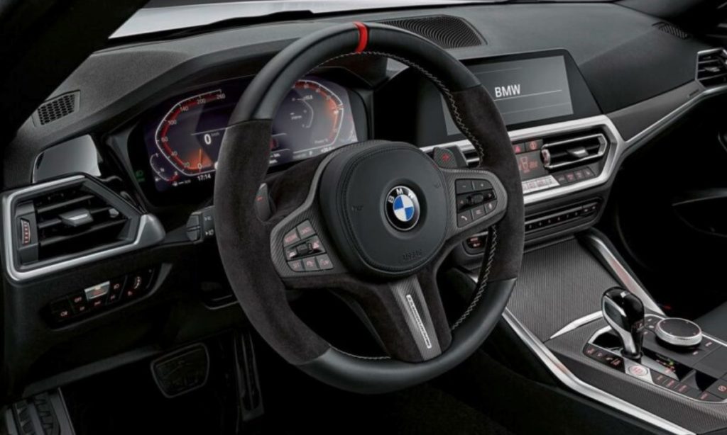 BMW 2 Series M Performance Parts steering wheel