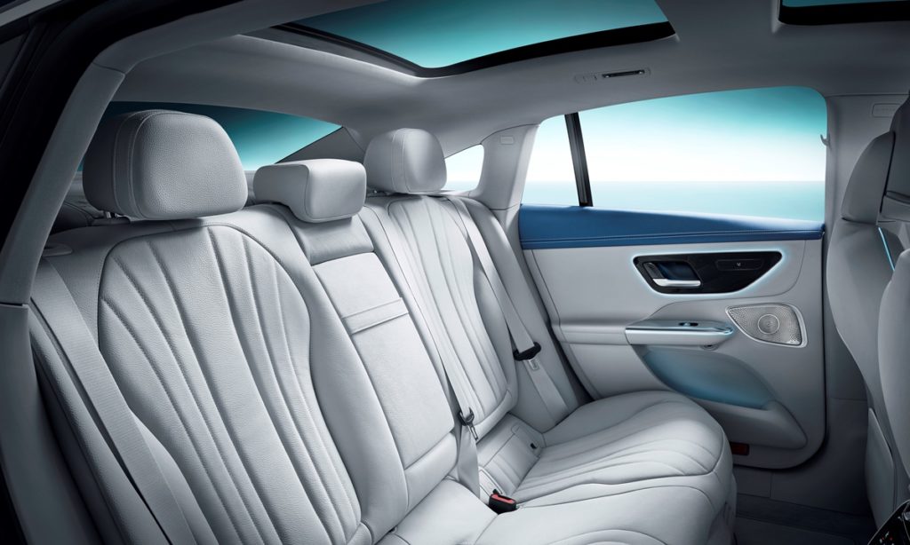 Mercedes-Benz EQE rear seats