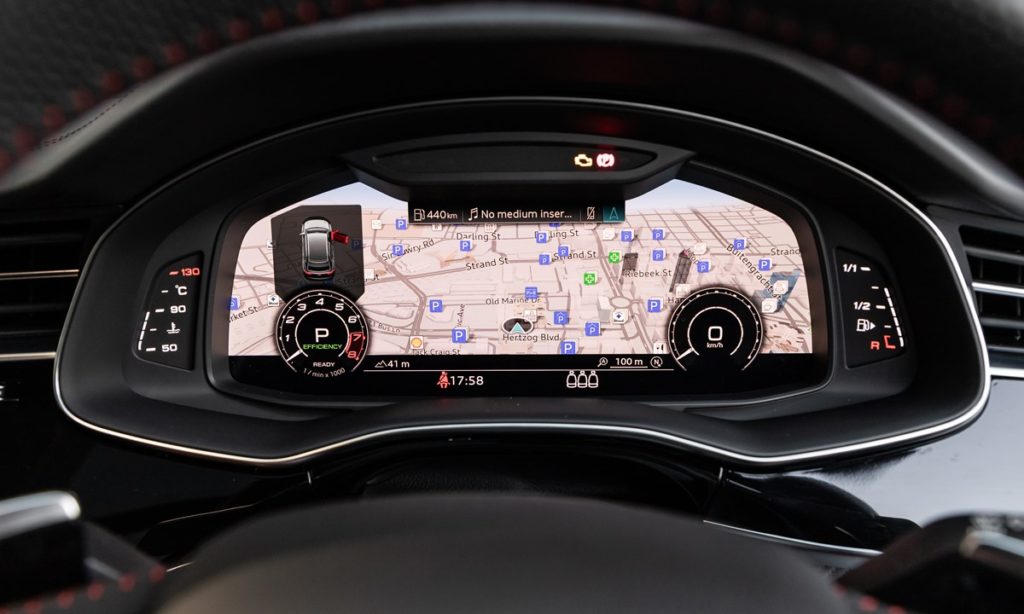 Audi RS Q8 virtual cockpit