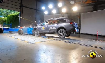 Subaru Outback scores top marks in Euro NCAP crash test
