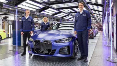 All-electric BMW i4 production officially kicks-off at Munich plant