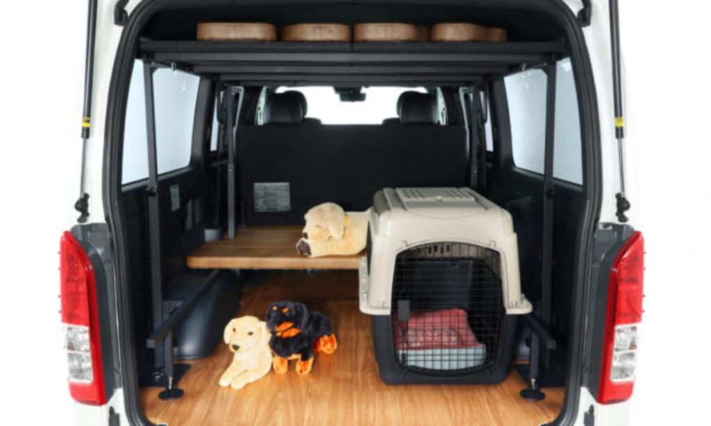 Toyota HiAce gets pet-friendly dog van conversion from Flex Japan