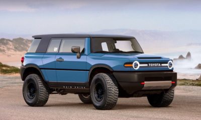Toyota FJ Cruiser rendered with modern trimmings and dynamic lines
