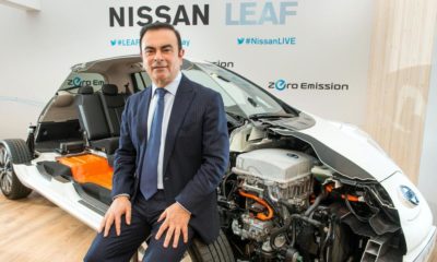 Former chairman Carlos Ghosn blasts Nissan for timid EV plan