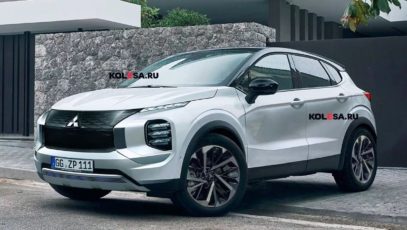 Mitsubishi ASX replacement rendered with dynamic and futuristic design