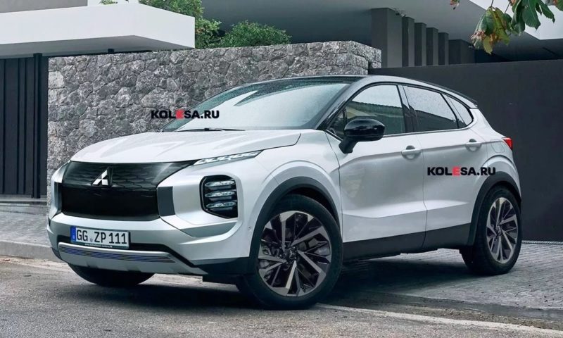Mitsubishi ASX replacement rendered with dynamic and futuristic design