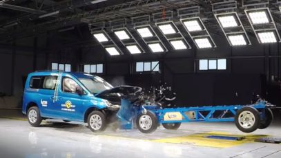 Volkswagen Caddy and Nissan Qashqai score top marks in NCAP crash test