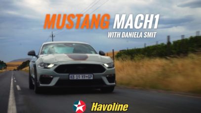 WATCH Ryan O'Connor drives in Ford Mustang Mach 1 with Daniela Smit!