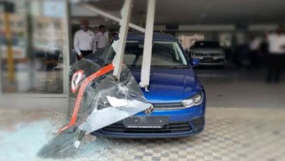 new VW Polo Crash