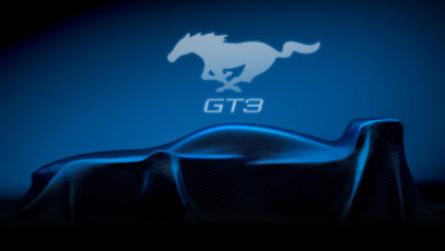 V8 powered Mustang GT3 tease