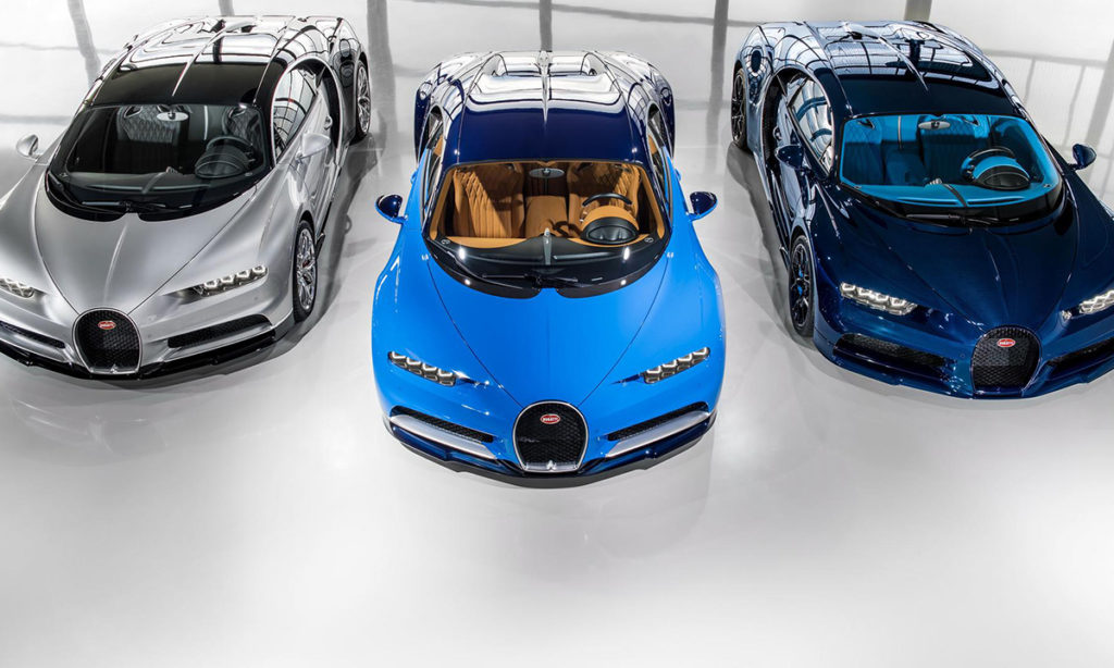 single Bugatti Chiron