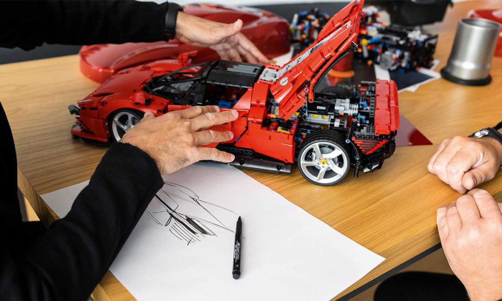 Lego Technic Ferrari Daytona SP3 1/8 scale