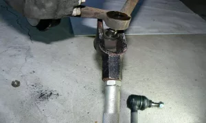 worn tie-rod end ball joints 