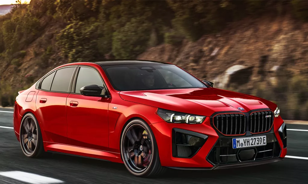 BMW 2024 M5 renders imagine G80 inspired performance saloon