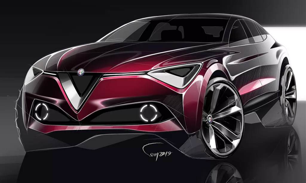 Alfa wants to compete with the BMW iX in the luxury SUV segment