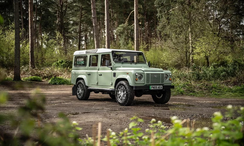 Bedeo Launches Reborn Electric: Icons Program with Electric Land Rover Defender Retrofit