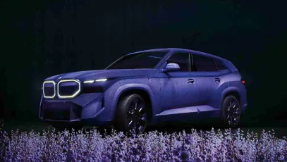 Naomi Campbell Inspired BMW XM Mystique Allure is Draped in Purple Velvet